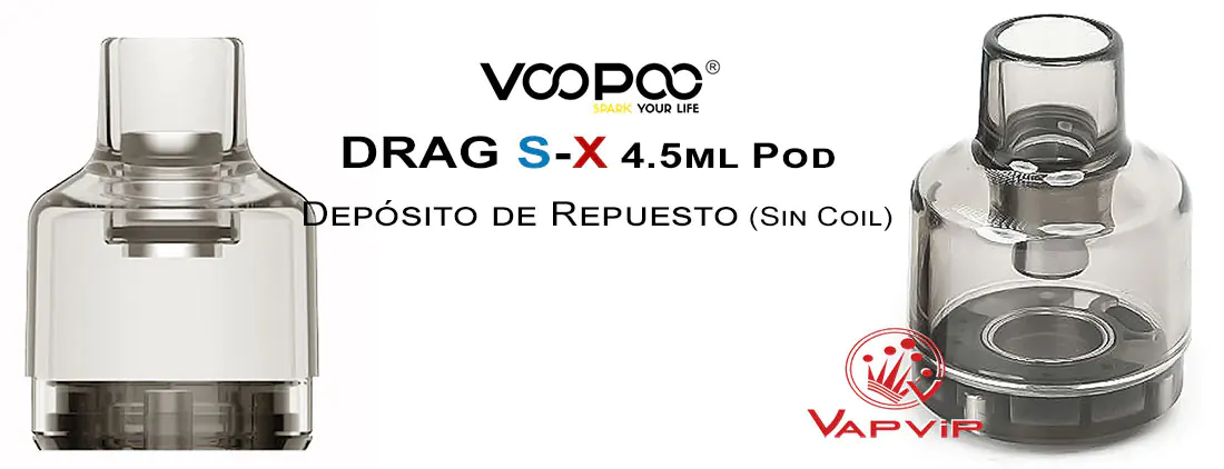 Voopoo PnP Drag Pod 4.5ml replacement cartridge